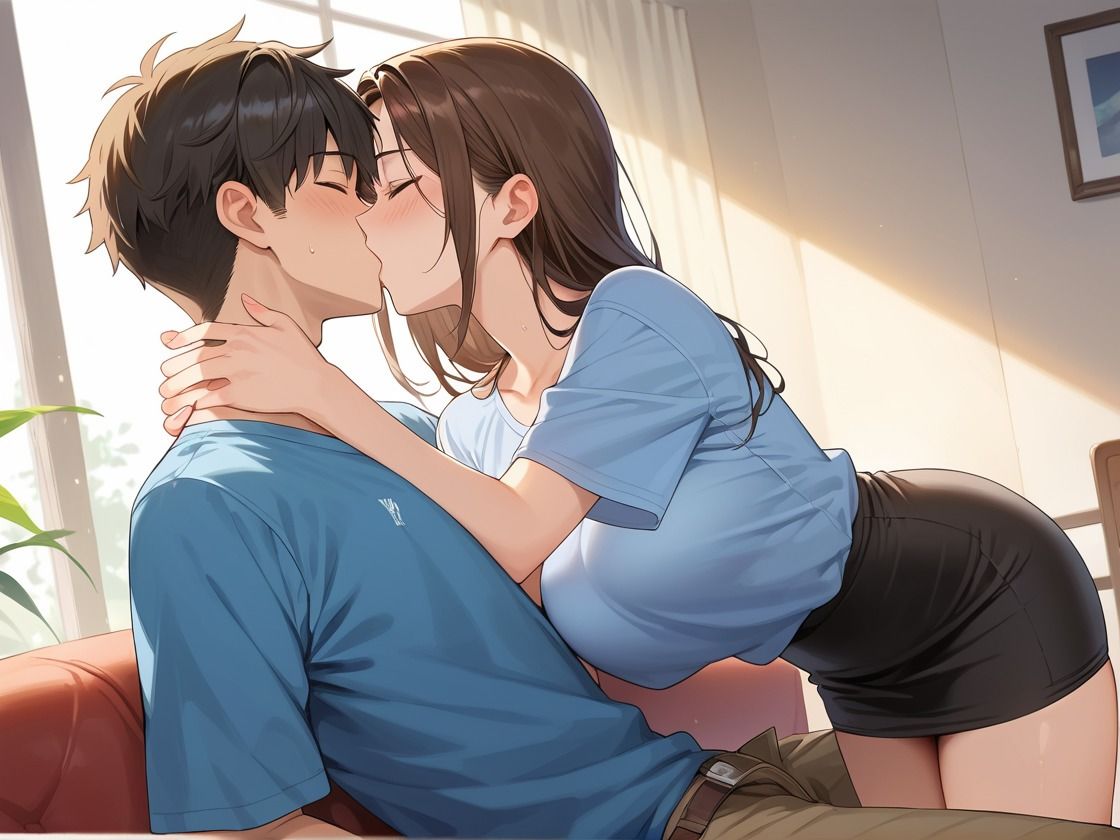 スレンダー後輩OLが先輩を誘惑し逆NTR サンプル2ページ目