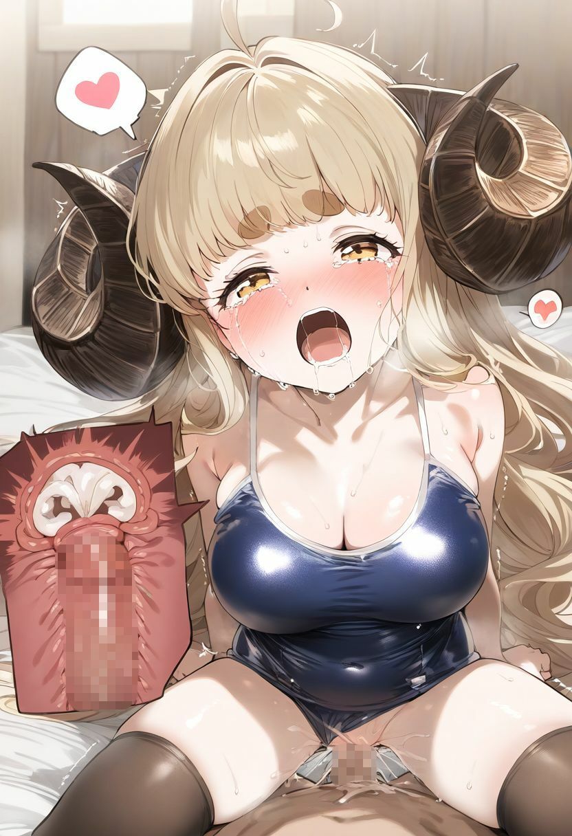 【200枚】ア●ラちゃんとイチャラブえっちイラスト集【スク水】 サンプル7ページ目