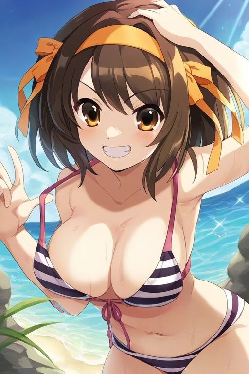 涼宮ハ〇ヒの自称そっくりさん サンプル2ページ目