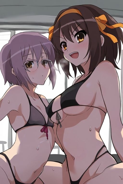 涼宮ハ〇ヒの自称そっくりさん サンプル9ページ目