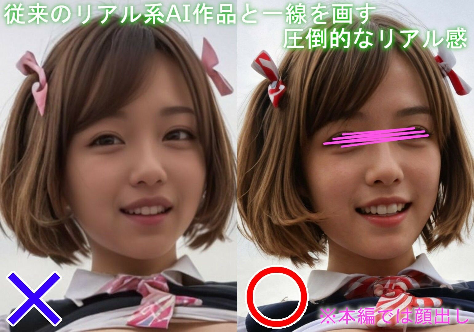 女子校生のおま〇こ＆あ〇る サンプル1ページ目