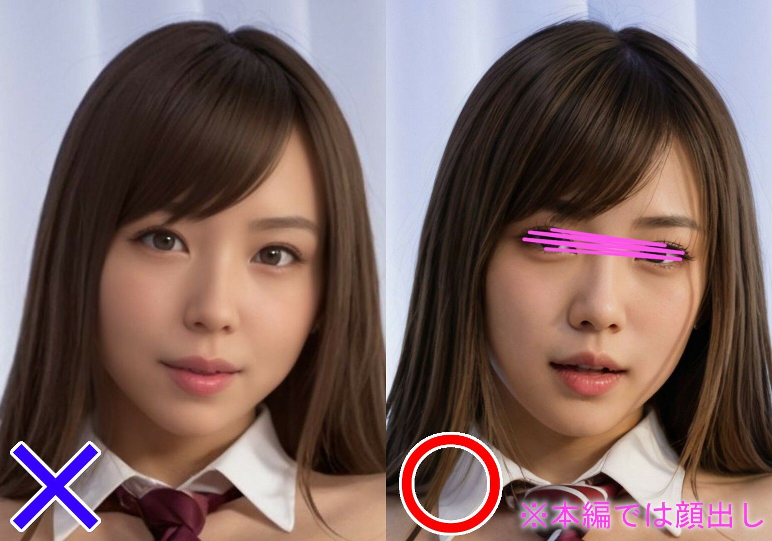 女子校生のおま〇こ＆あ〇る サンプル2ページ目