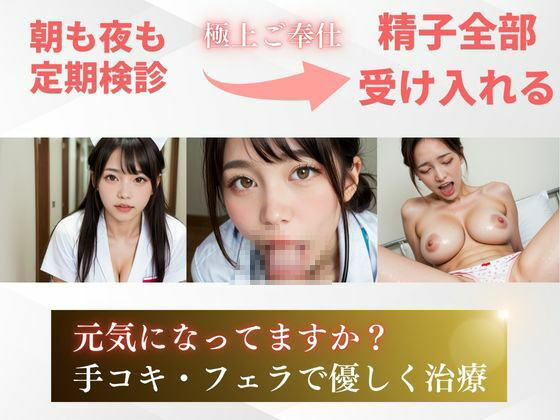 射精管理ナース！入院中に毎日勃起、中出しさせてくれる淫乱な白衣の天使たち！ サンプル3ページ目