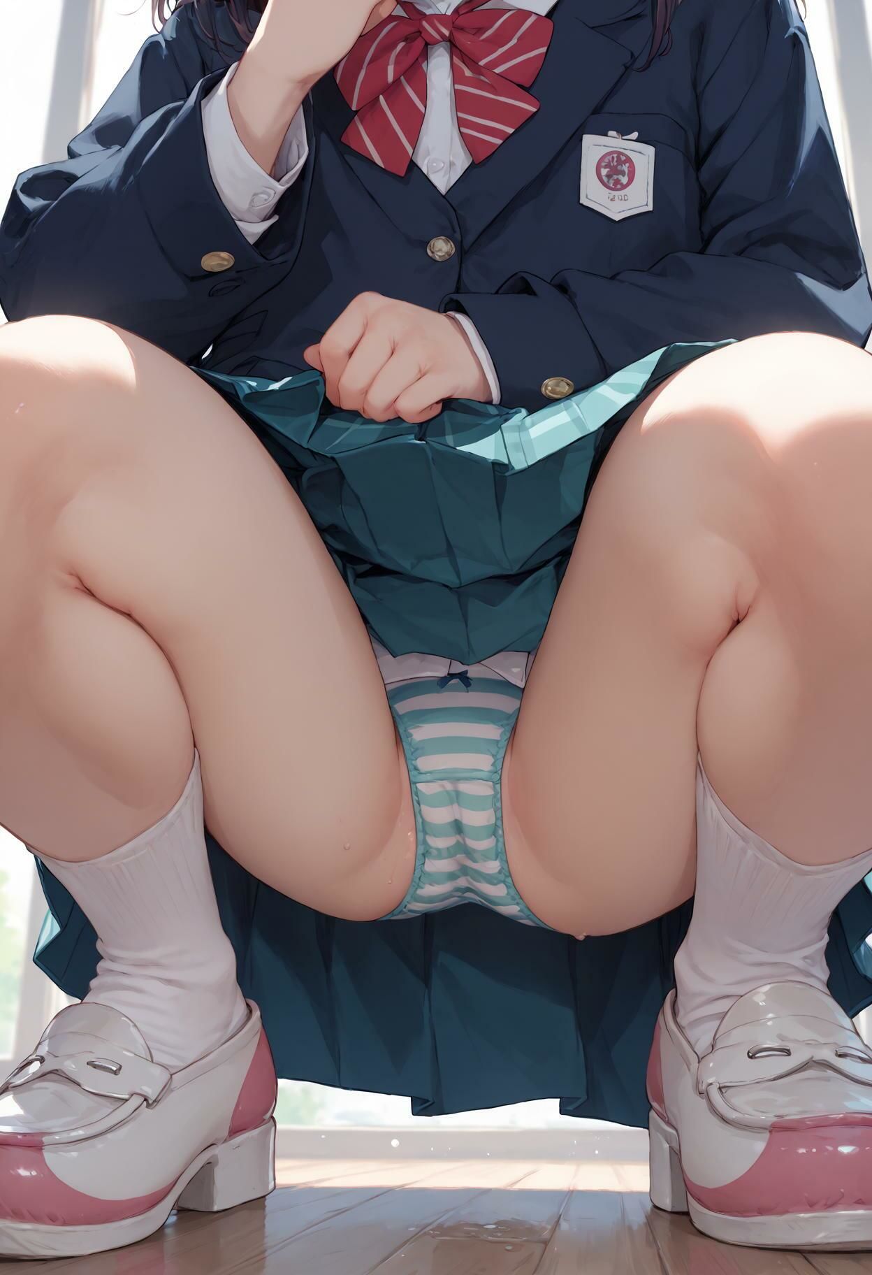 女子校生のパンティ盗撮マンスジクローズアップ サンプル8ページ目