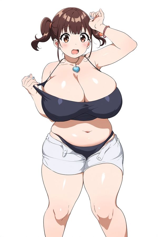着衣爆乳 お肉増量版 サンプル2ページ目