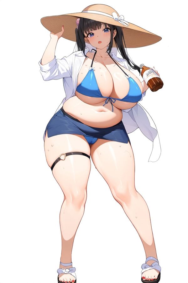 着衣爆乳 お肉増量版 サンプル3ページ目