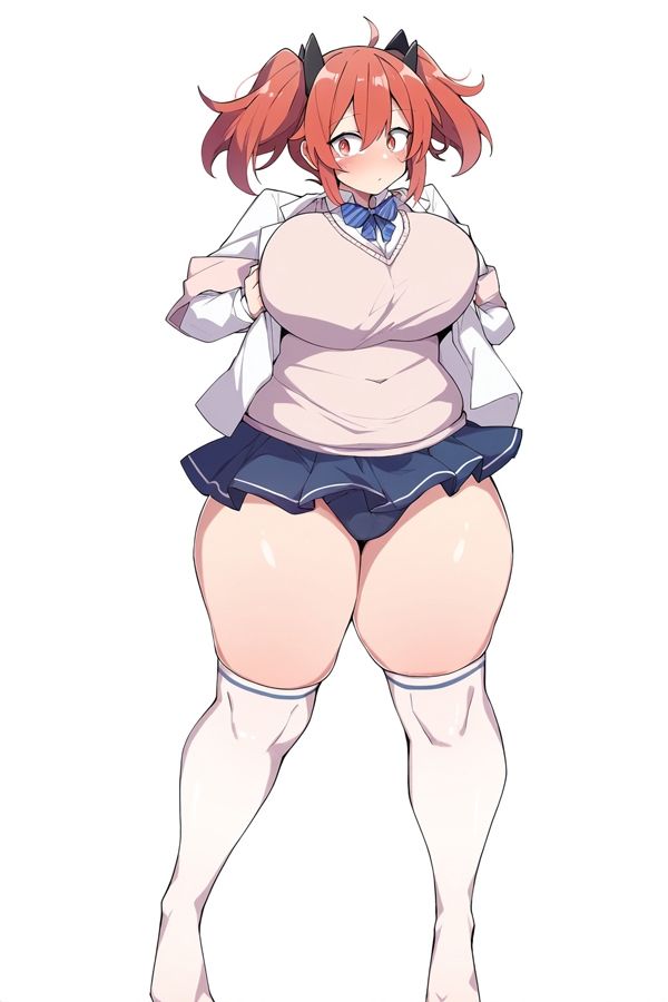 着衣爆乳 お肉増量版 サンプル4ページ目