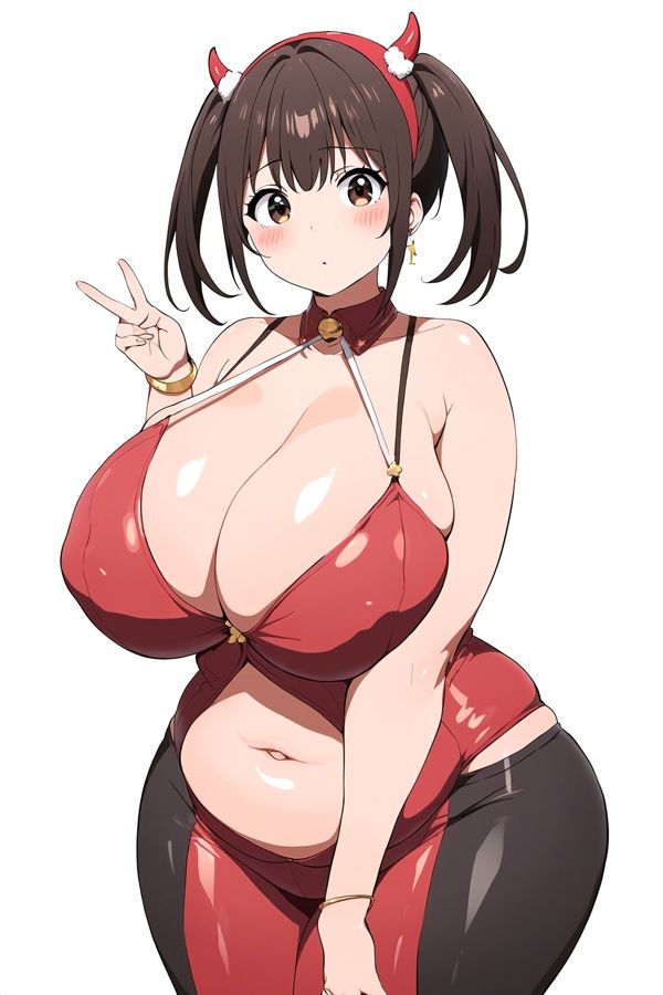 着衣爆乳 お肉増量版 サンプル5ページ目
