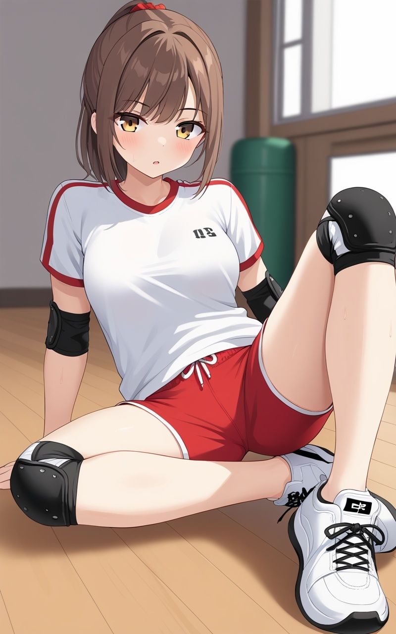 汗だくバレーボール女子合宿、ハードなのは練習後からだった… サンプル1ページ目