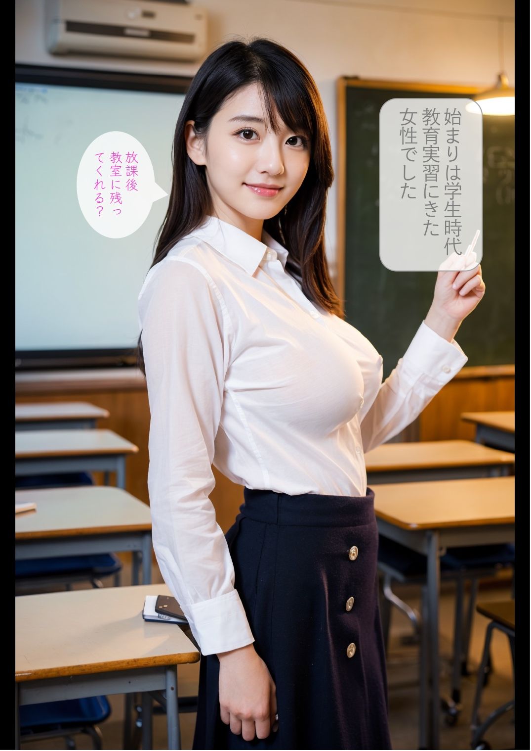 ［ストーリー＋大量画像］8人の爆乳美女に！巨乳！爆乳！スライム乳！デカチチに愛された男 サンプル2ページ目