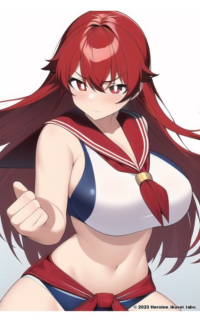 AI妄想美少女シリーズ-42 【セーラースク水戦隊JK5】5人のヒロインズ！えっちに鍛えた肢体編 サンプル3ページ目