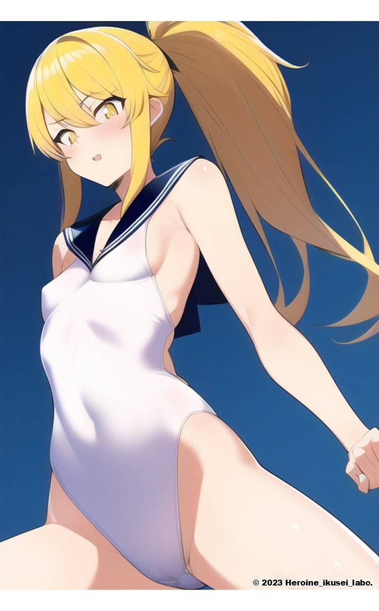 AI妄想美少女シリーズ-42 【セーラースク水戦隊JK5】5人のヒロインズ！えっちに鍛えた肢体編 サンプル6ページ目