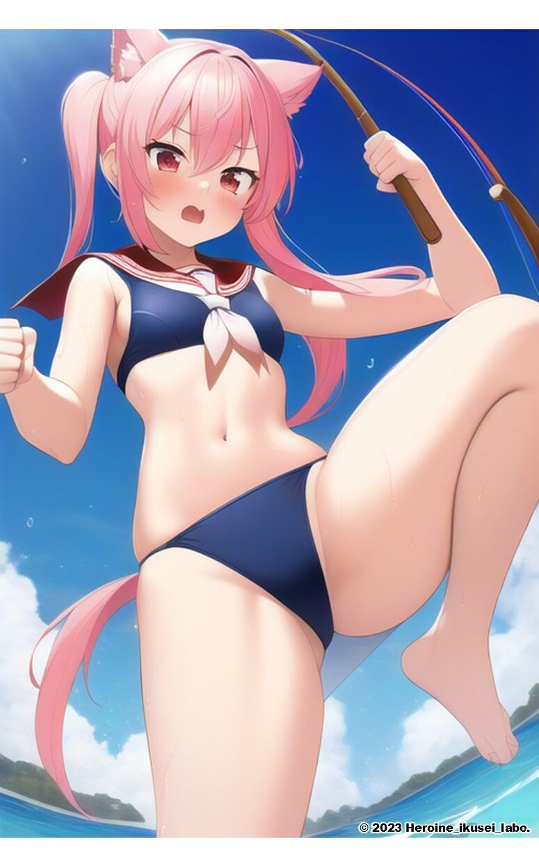 AI妄想美少女シリーズ-42 【セーラースク水戦隊JK5】5人のヒロインズ！えっちに鍛えた肢体編 サンプル10ページ目