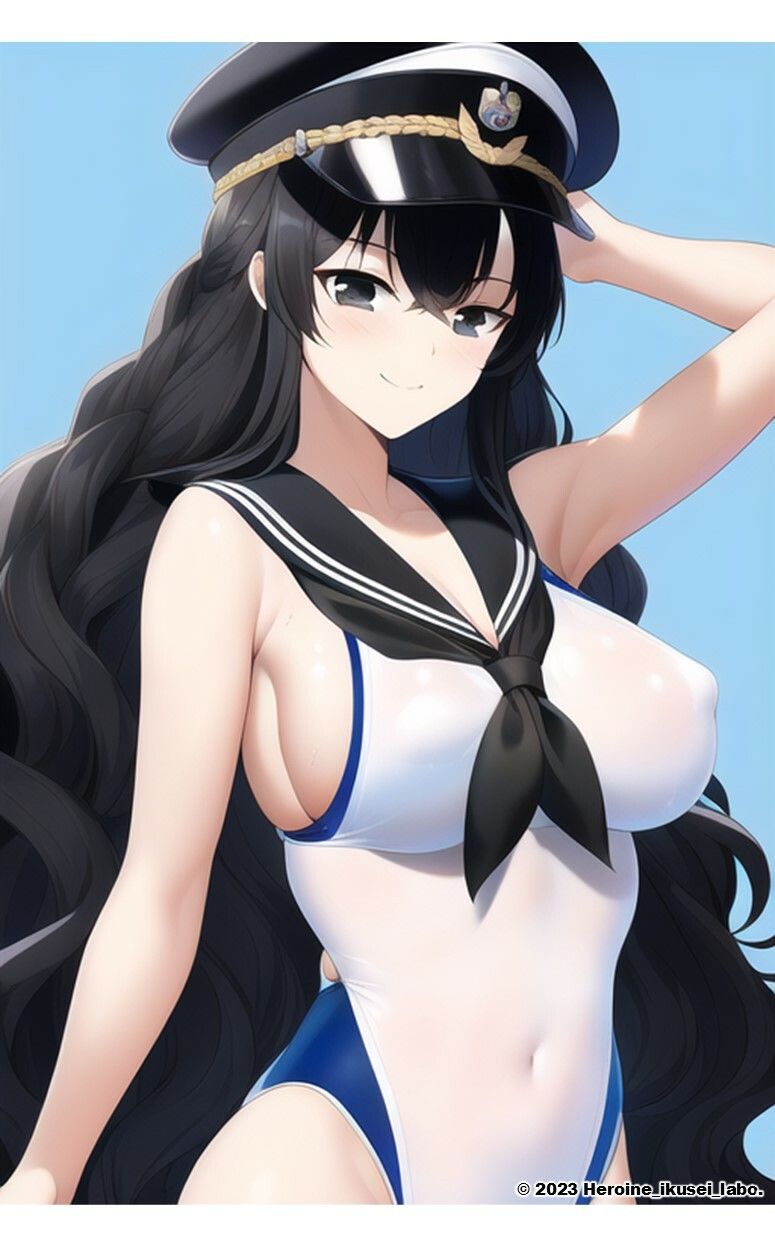 AI妄想美少女シリーズ-43 【セーラースク水戦隊JK5】2人の追加ヒロインズ！えっちに鍛えた肢体編 サンプル4ページ目