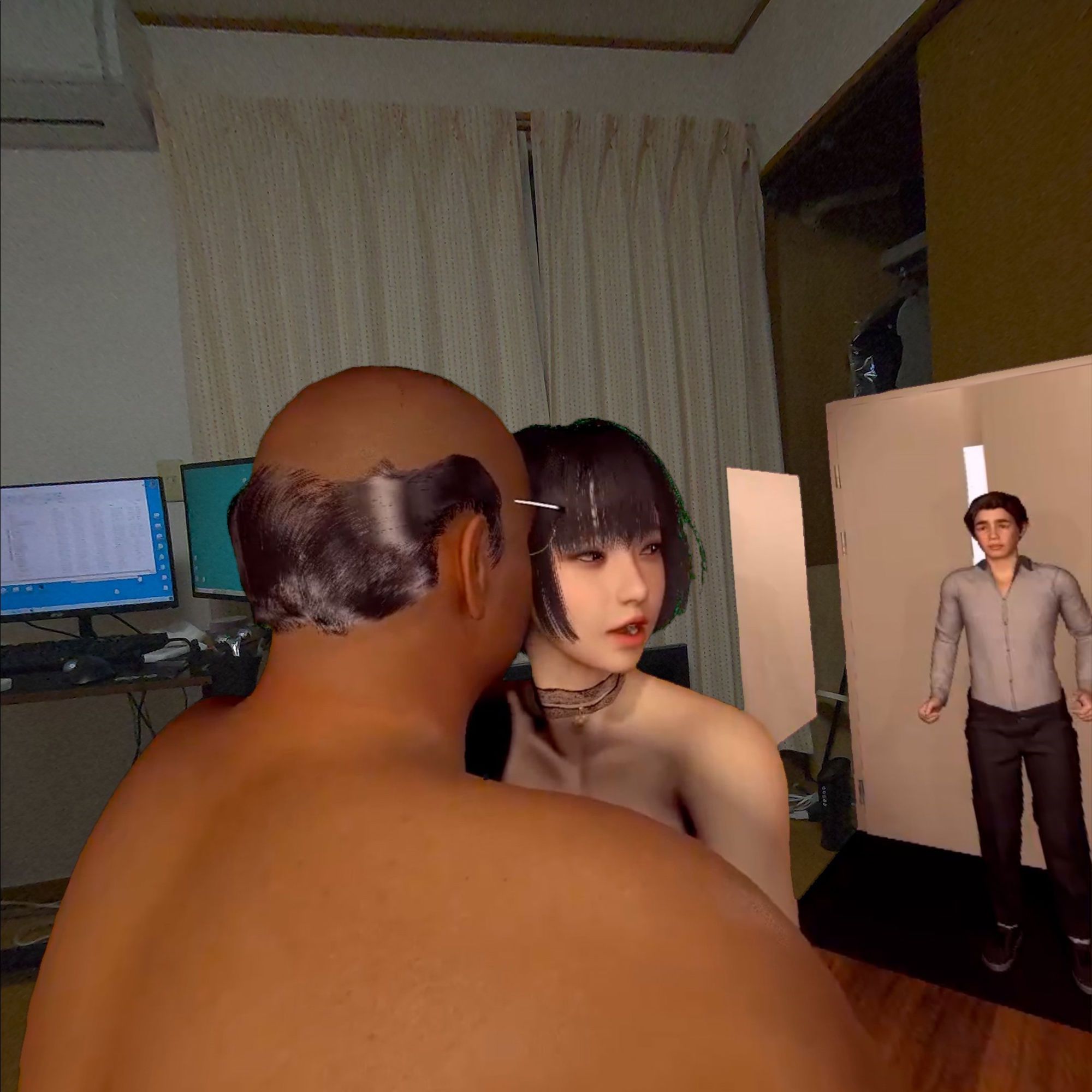 パパの目の前で催●おっさんに妻や娘をネトラレた話Remake MR版 サンプル2ページ目