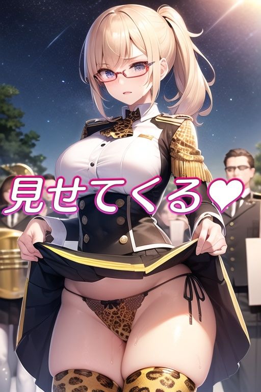 嫌な顔してパンツ見せてくる女の子〜マーチングバンド編〜 サンプル4ページ目