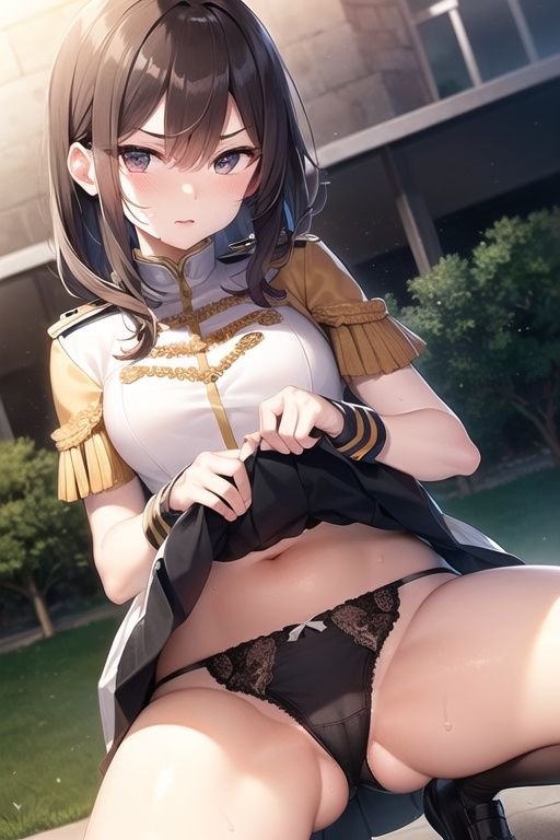 嫌な顔してパンツ見せてくる女の子〜マーチングバンド編〜 サンプル10ページ目