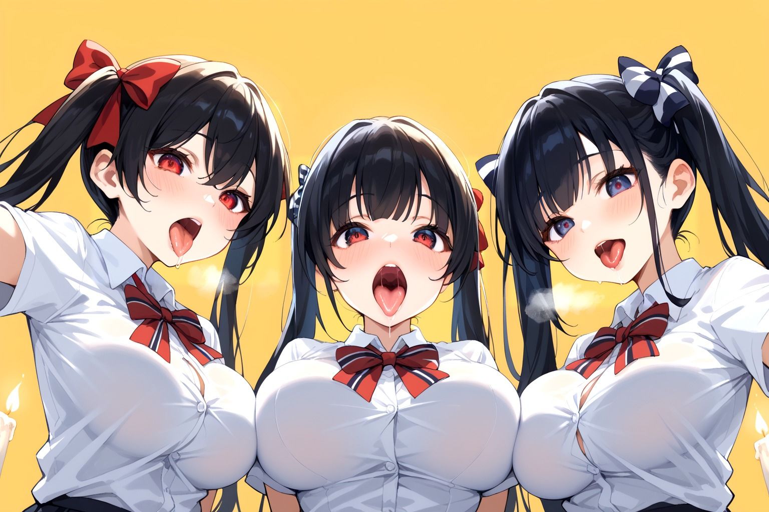 妹の顔面騎乗 巨乳と巨尻 サンプル1ページ目