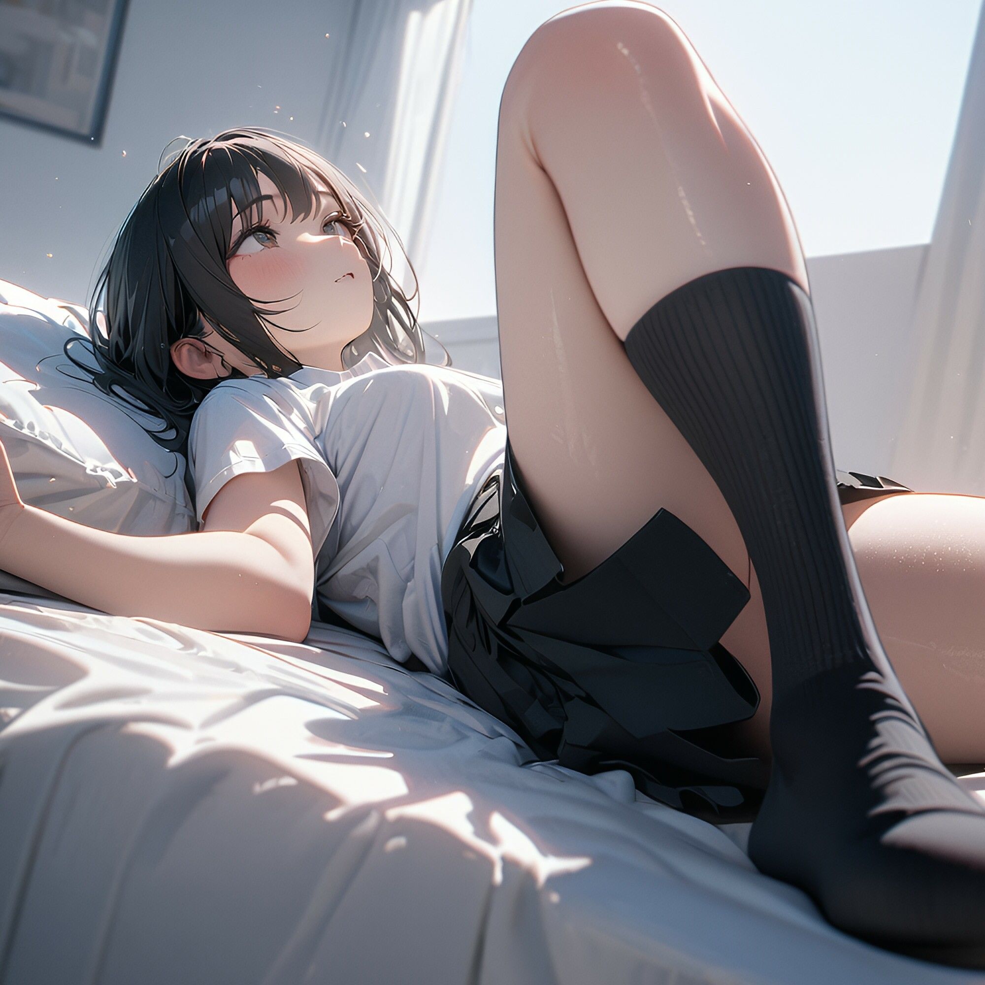 足コキ少女【JK制服編】 サンプル2ページ目