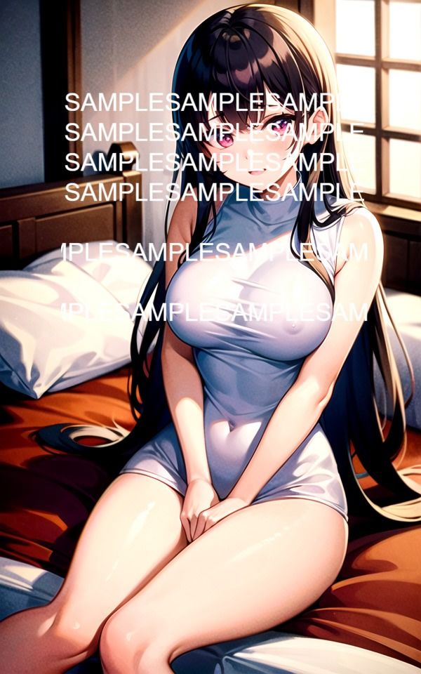 ベッドで誘惑してくる美女イラスト集 サンプル5ページ目