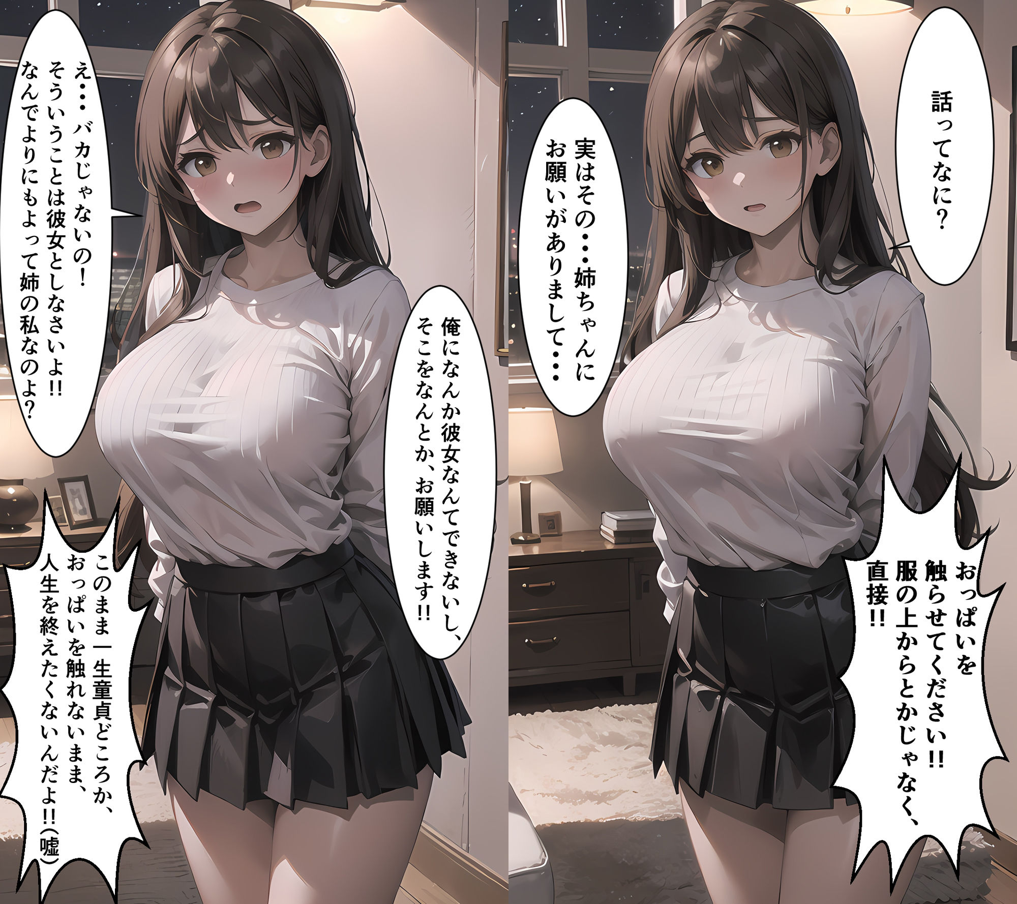 ヤリチンの弟が巨乳美女の姉をセックスに持ち込む話 サンプル5ページ目
