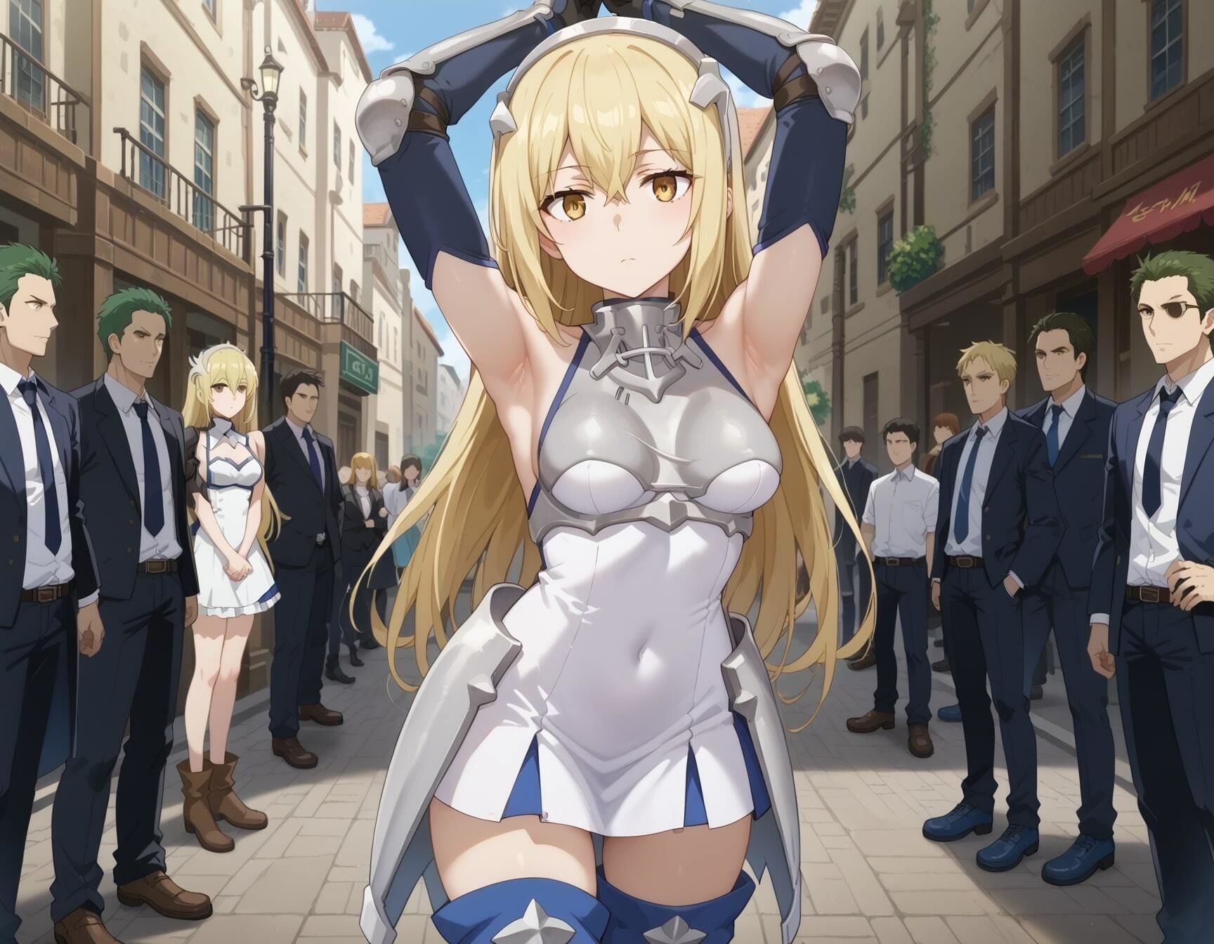 ダンまちイラストエロ画像_美少女剣姫アイズちゃんのエロい画像集 サンプル1ページ目
