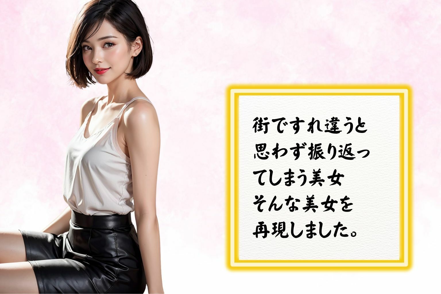街ゆくシゴデキ美女の淫乱写真集 サンプル1ページ目