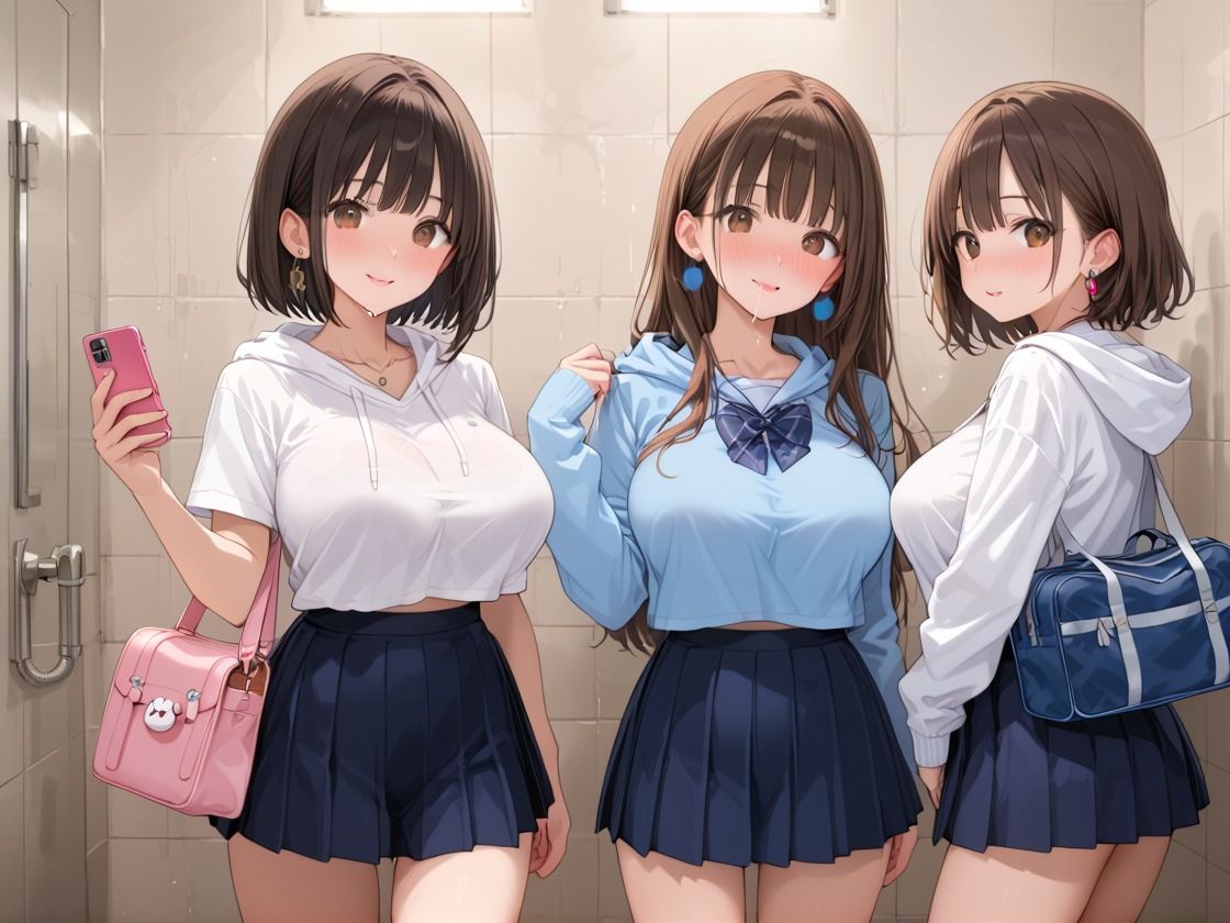 女子校生乱交パーティーに参加〜ちんぽはめ放題にどきどき サンプル2ページ目