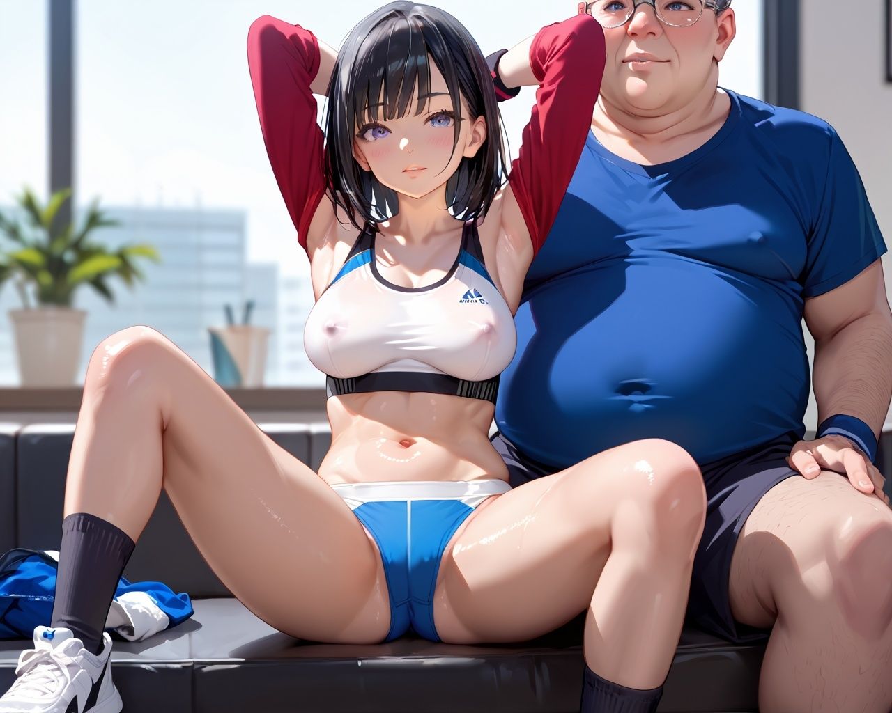 性教育ジム やりまくり！人妻とSEXトレーニング サンプル2ページ目