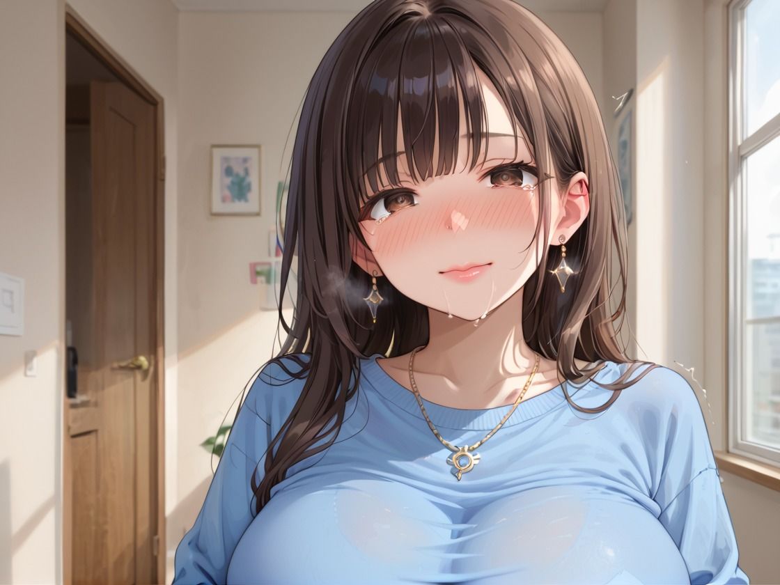 爆乳人妻〜夫がいない昼間、寝取られてちんぽなしではいられない体にされてしまう サンプル1ページ目