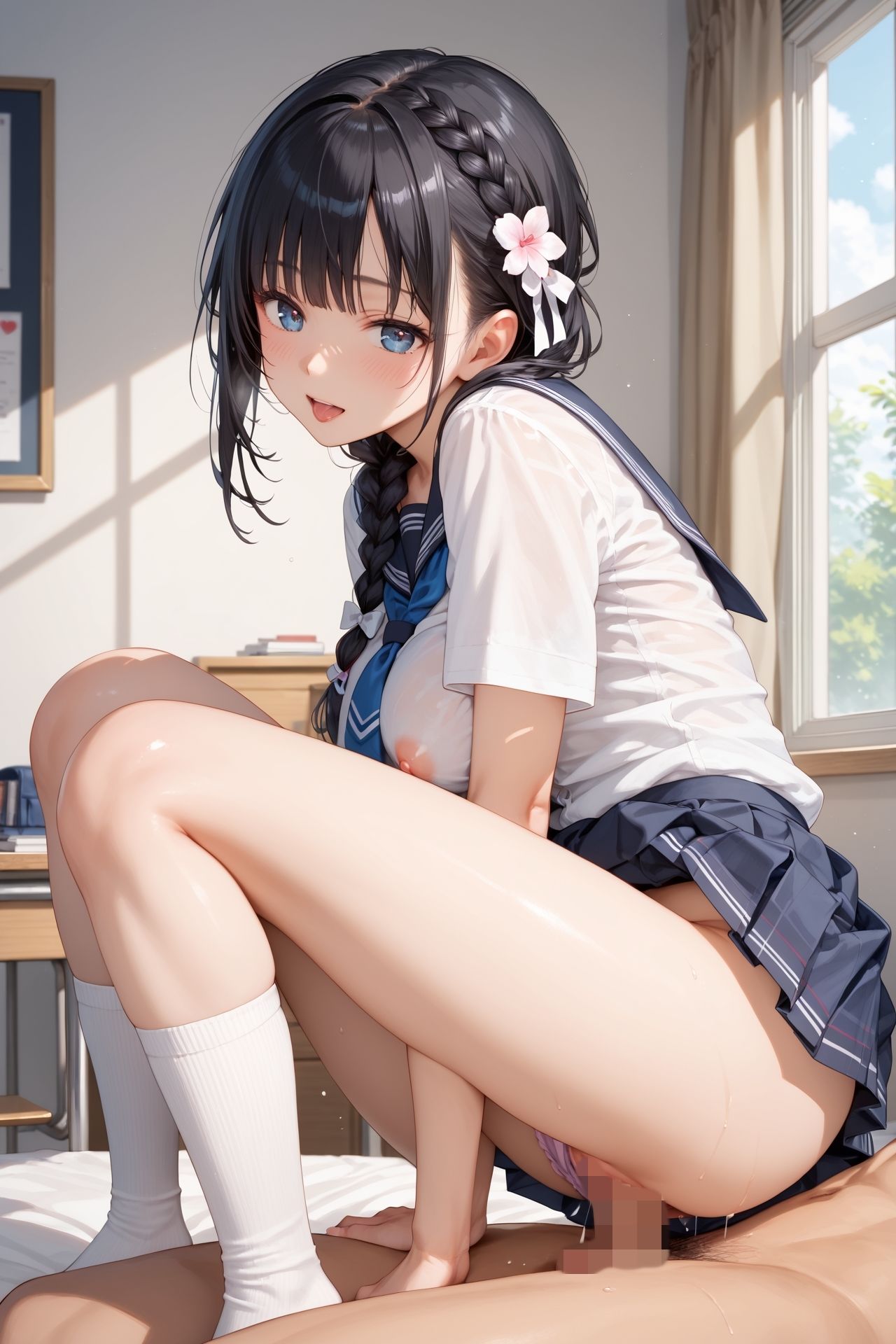 学園性活！やりまくりな女子校生たち サンプル6ページ目