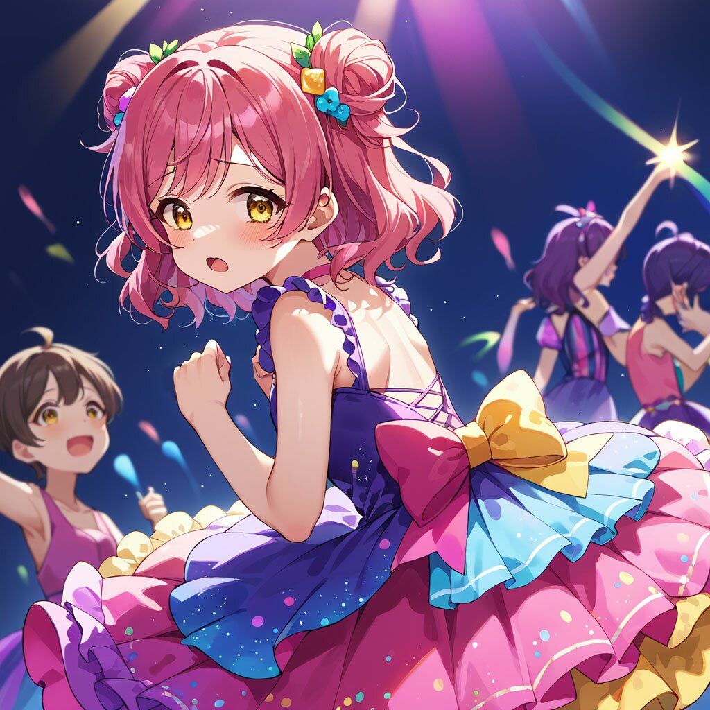 地下アイドルの光と陰 サンプル1ページ目