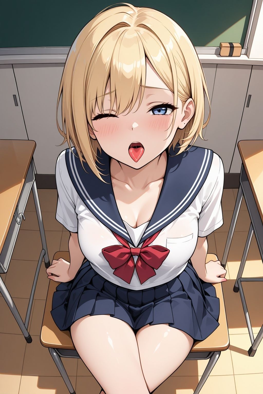 巨乳ギャルは帰宅までちん〇をはなしてくれない サンプル3ページ目