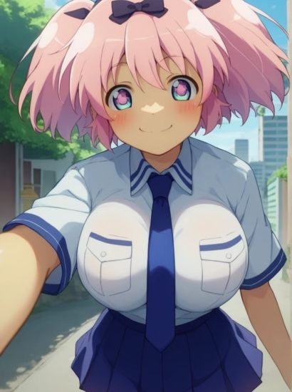 閃乱カグラの雲雀から送られてきた自撮り写真 サンプル1ページ目
