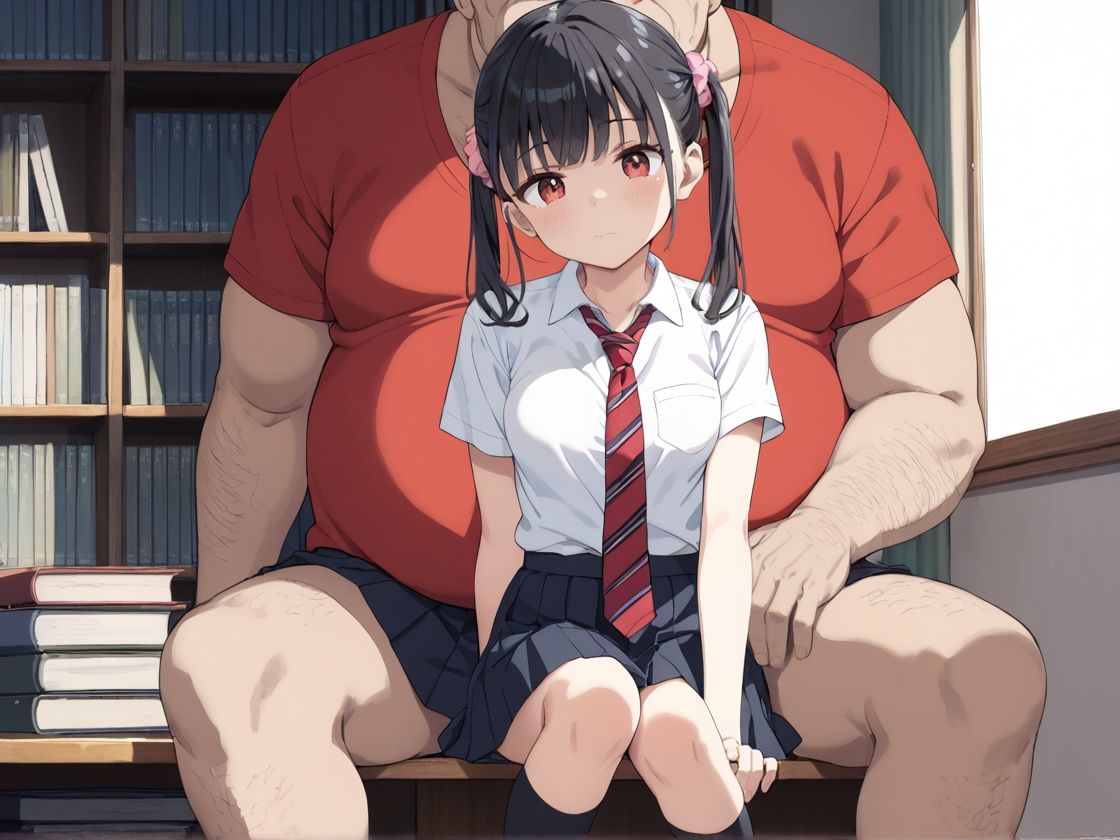 清楚な女子校生におじさんが性教育ずぶずぶ中出し サンプル2ページ目
