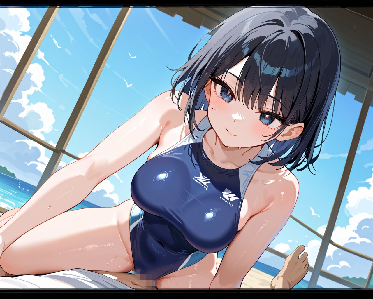 性教育学園 やりまくり！SEX水泳部 サンプル6ページ目