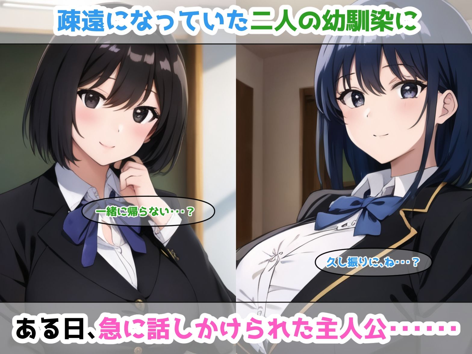 イジメっ子と付き合った大好きな幼馴染を寝取るまでのお話 サンプル1ページ目
