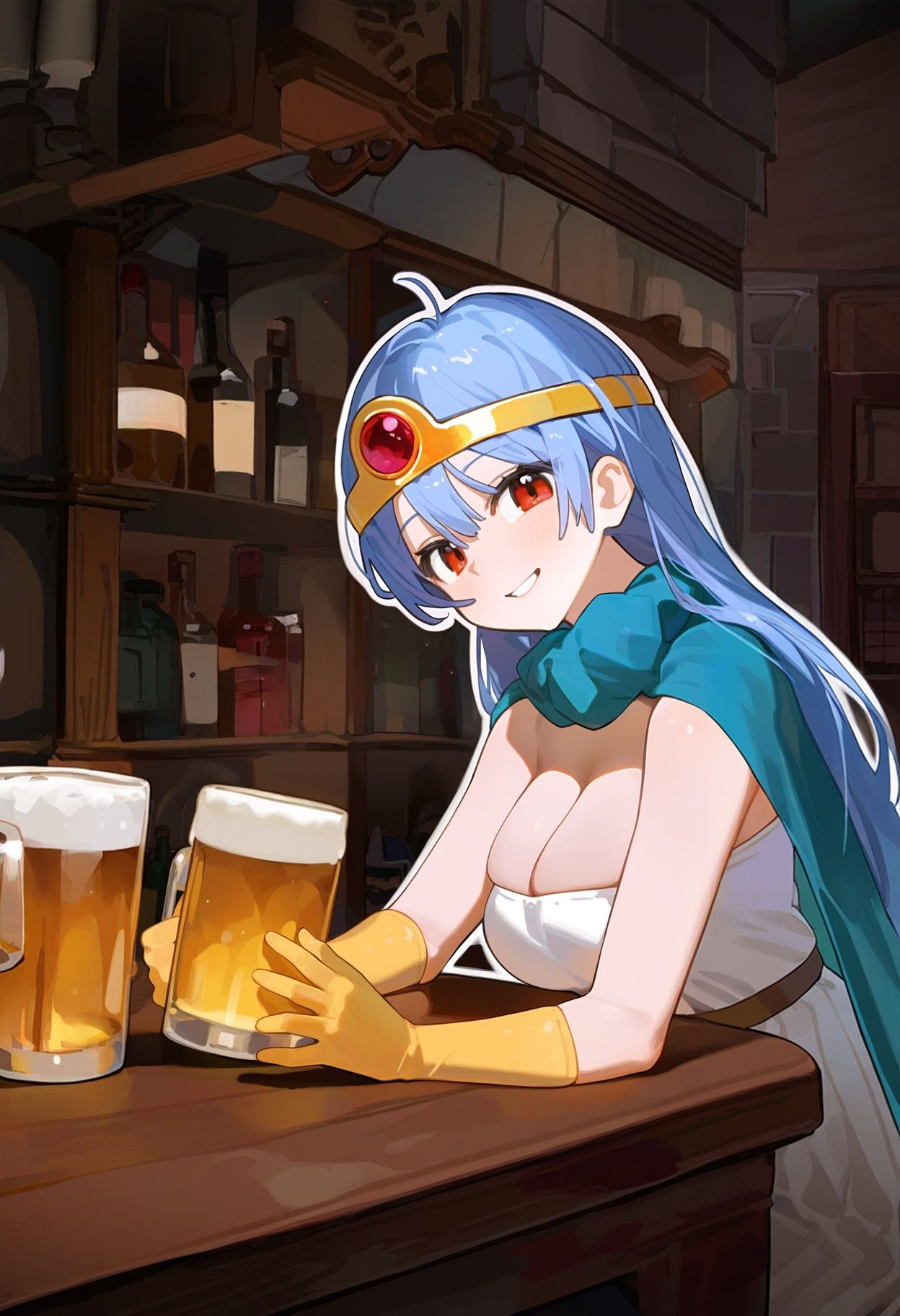 ル●ーダの裏酒場 サンプル4ページ目