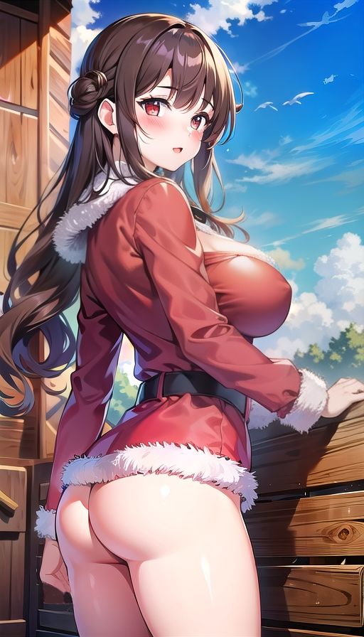 茶髪天然美女クリスマス サンプル1ページ目