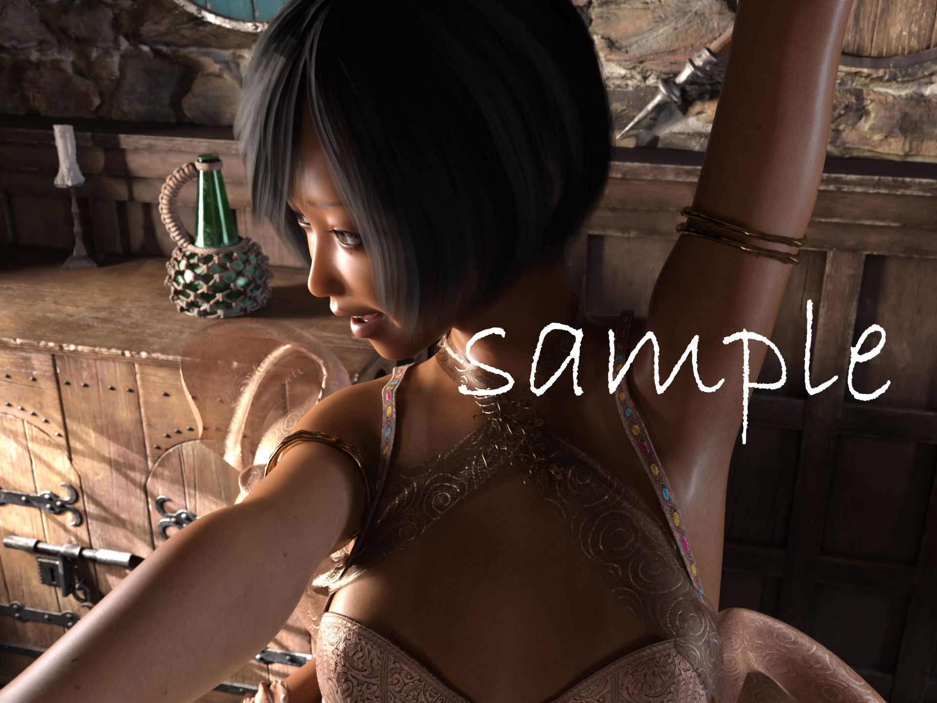 褐色踊り子CG集 サンプル3ページ目