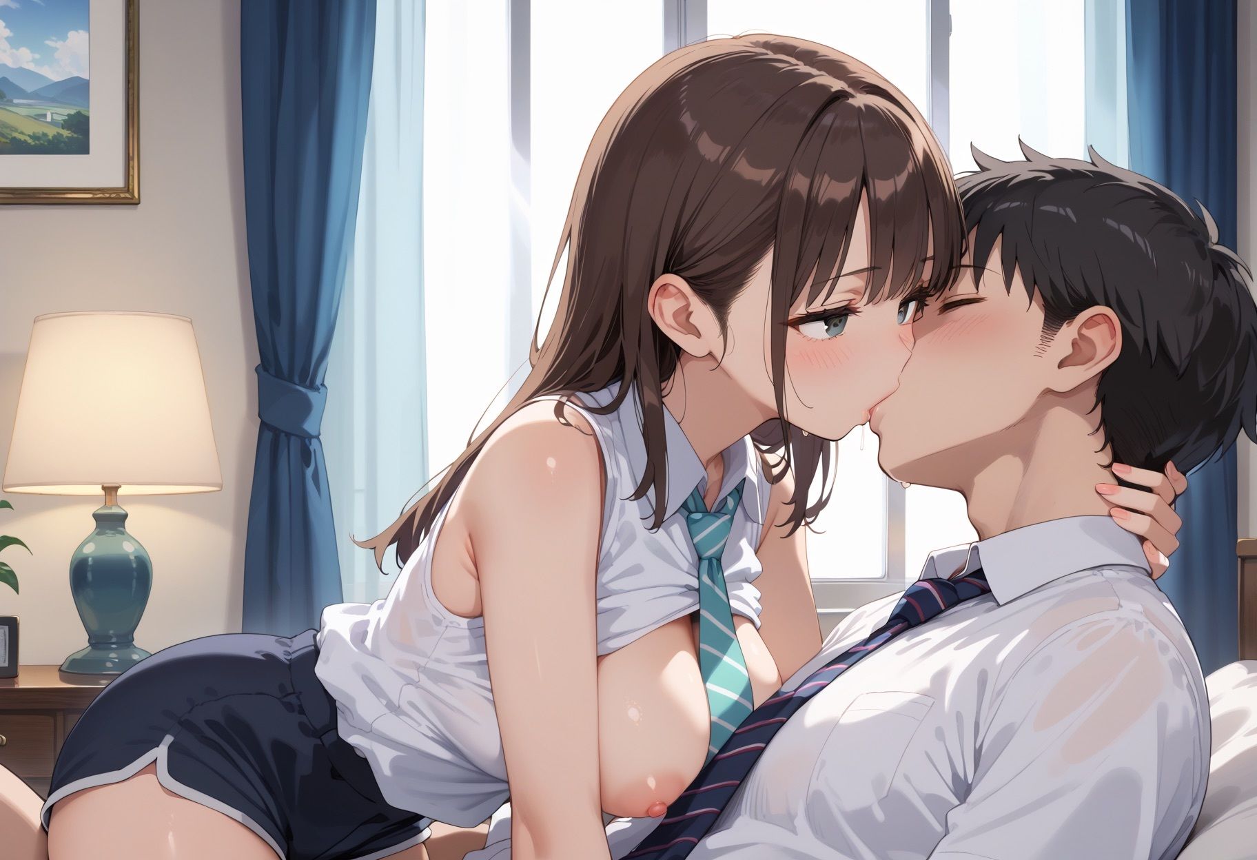 嘘で濡れてる不倫人妻NTR サンプル2ページ目