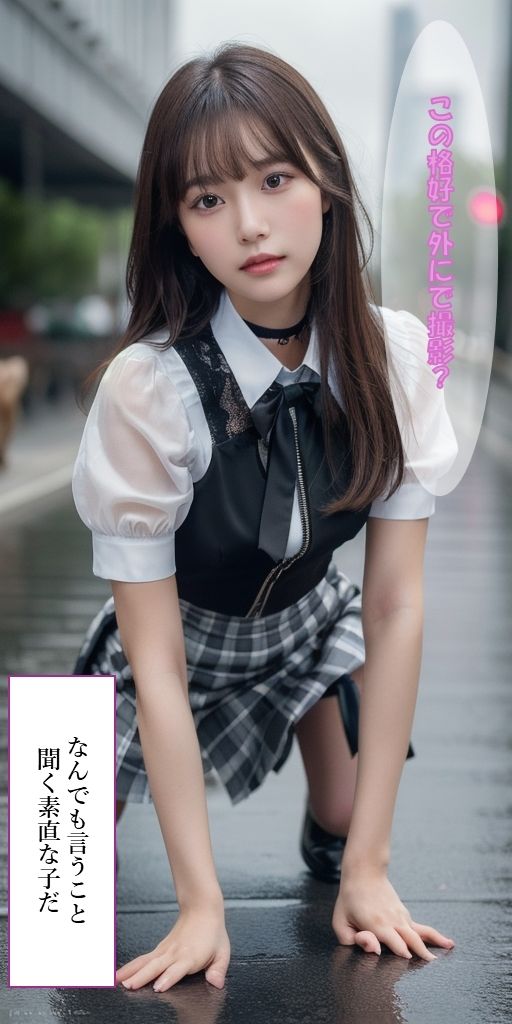 地雷系女子のコスプレ撮影会 サンプル9ページ目