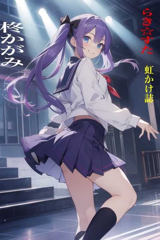 虹かけ誌  らき☆すた  柊かがみ サンプル1ページ目