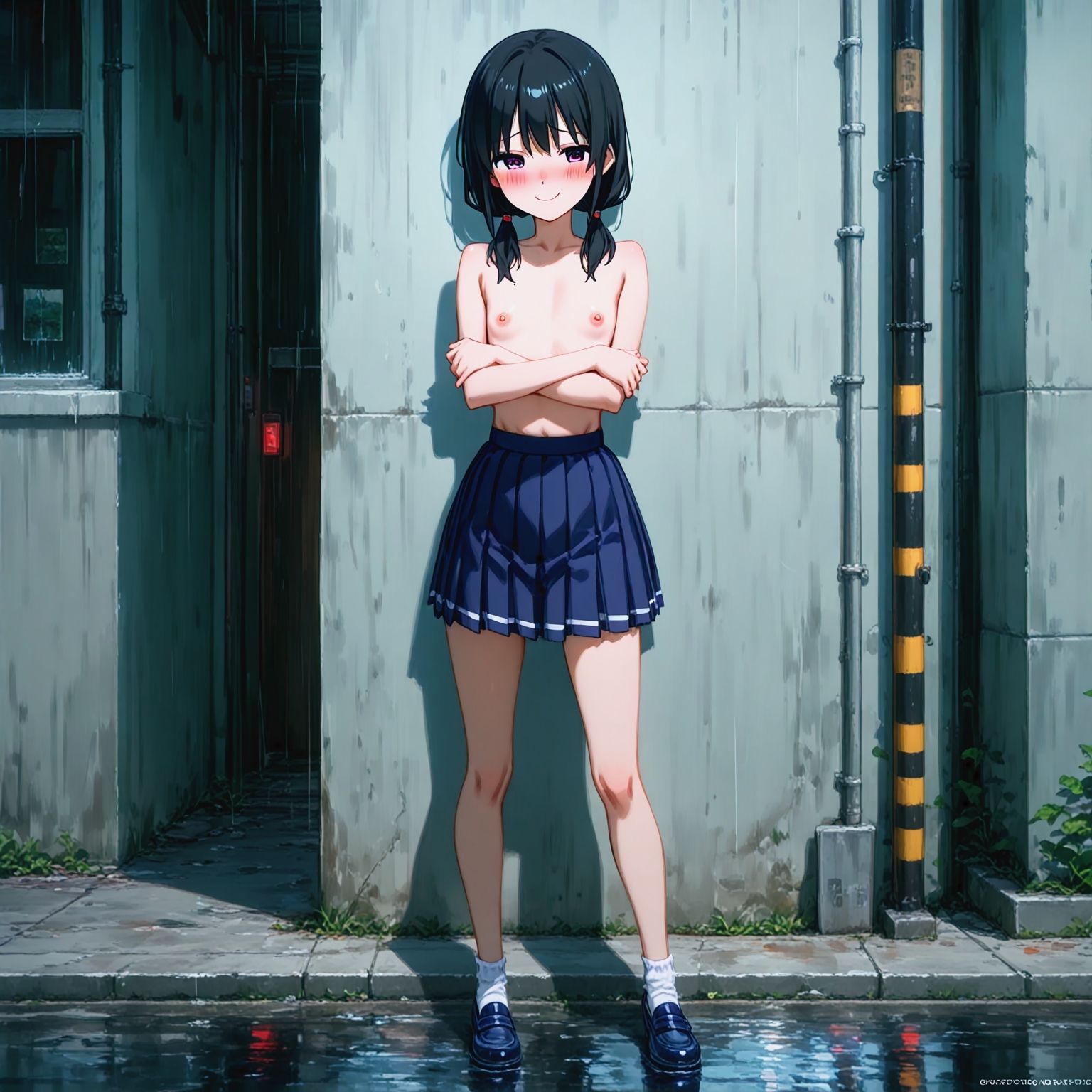 裸スカート登校日 サンプル2ページ目
