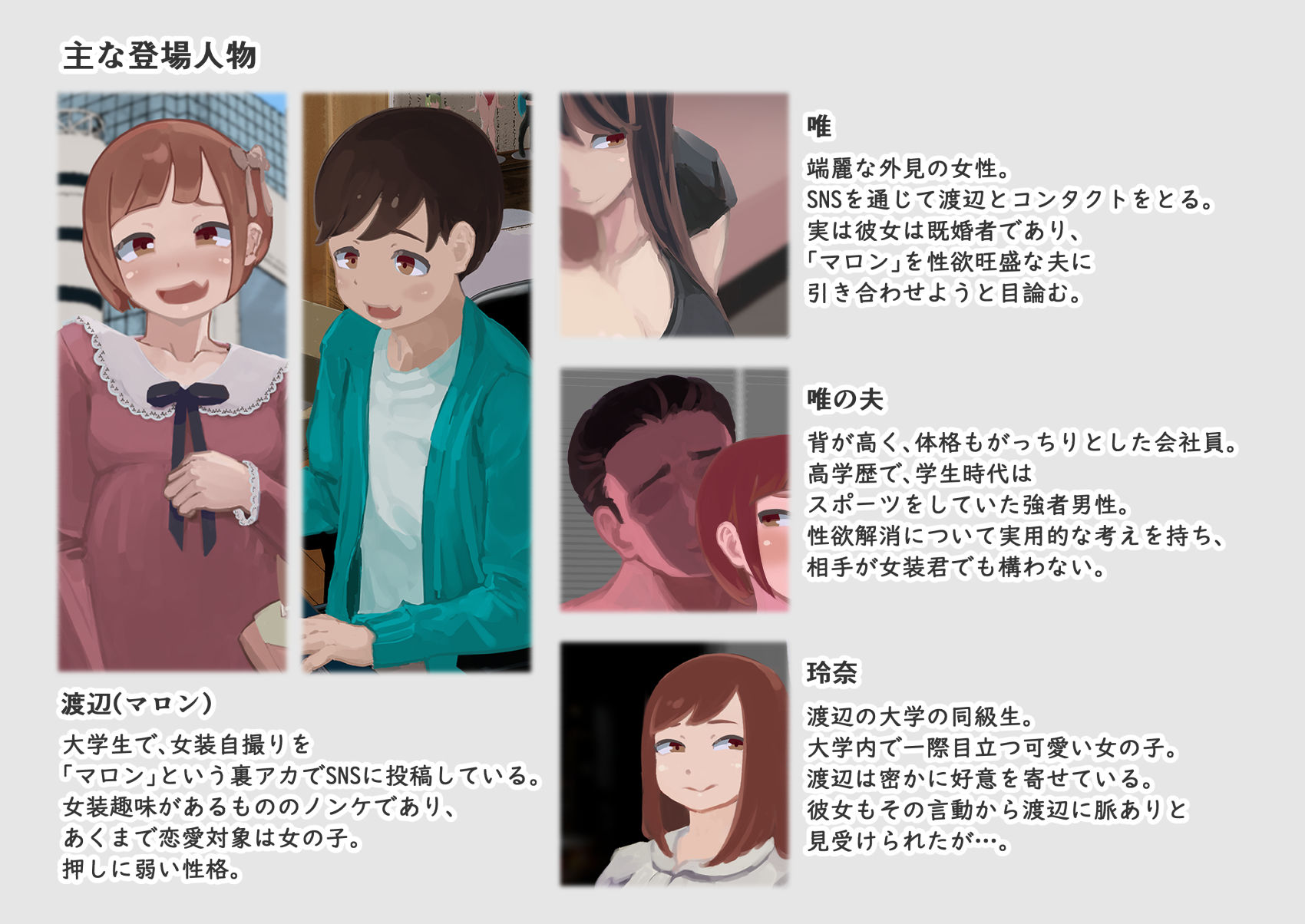 ドS夫婦プレゼンツ 女装ビギナーくんのメス堕ち調教 サンプル5ページ目
