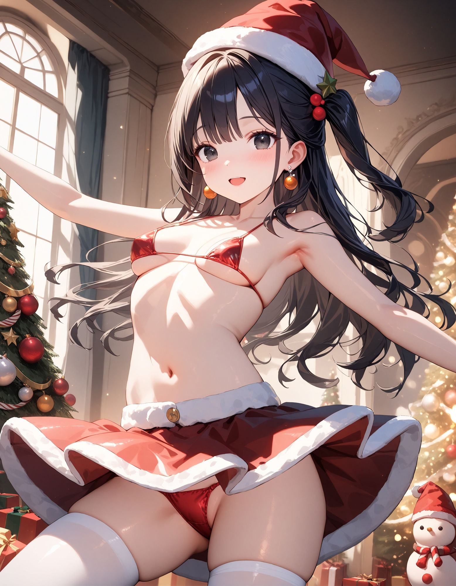 ビキニサンタのパンチラ サンプル1ページ目