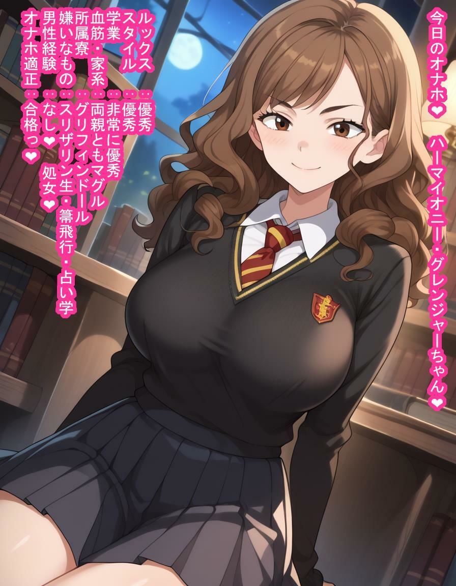優等生のハ〇マイオニーちゃんが大嫌いなスリザリン生徒に服従呪文かけられて種付け＆寝取られちゃう話 サンプル1ページ目