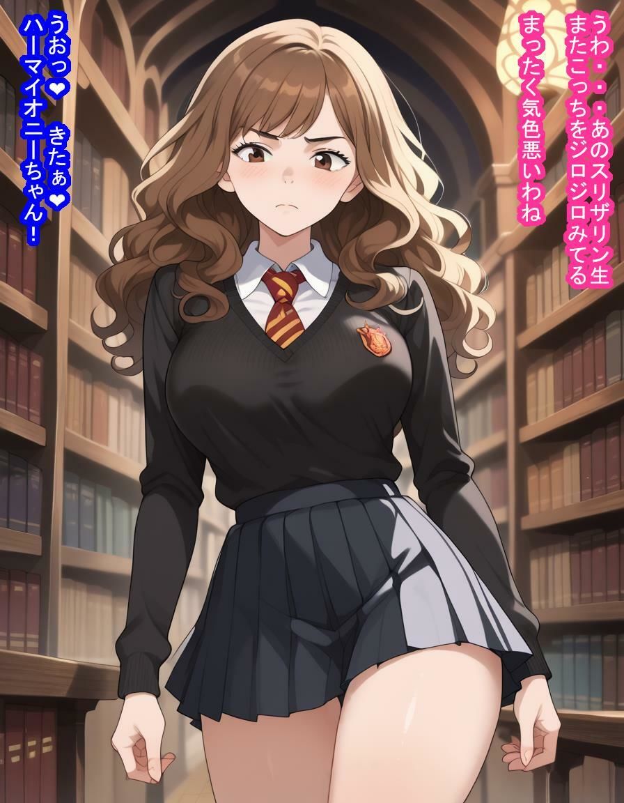 優等生のハ〇マイオニーちゃんが大嫌いなスリザリン生徒に服従呪文かけられて種付け＆寝取られちゃう話 サンプル2ページ目