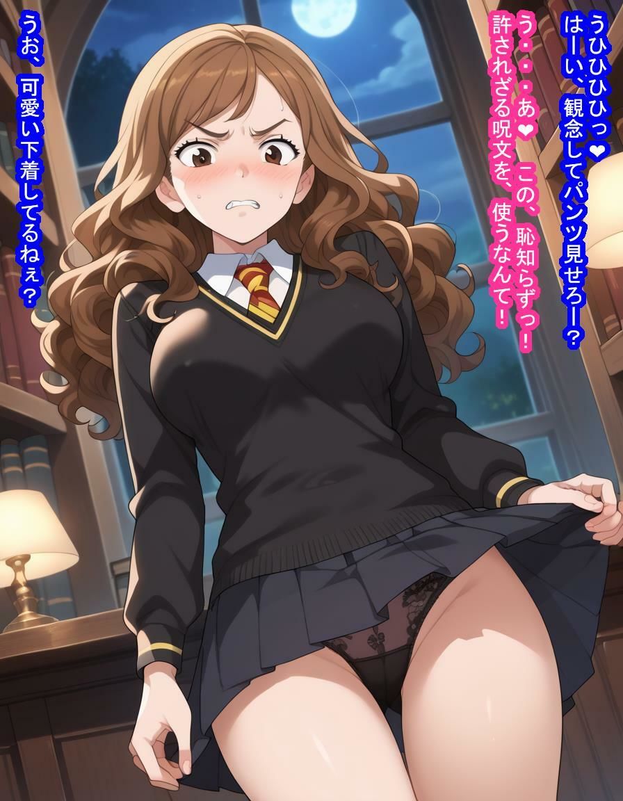 優等生のハ〇マイオニーちゃんが大嫌いなスリザリン生徒に服従呪文かけられて種付け＆寝取られちゃう話 サンプル7ページ目