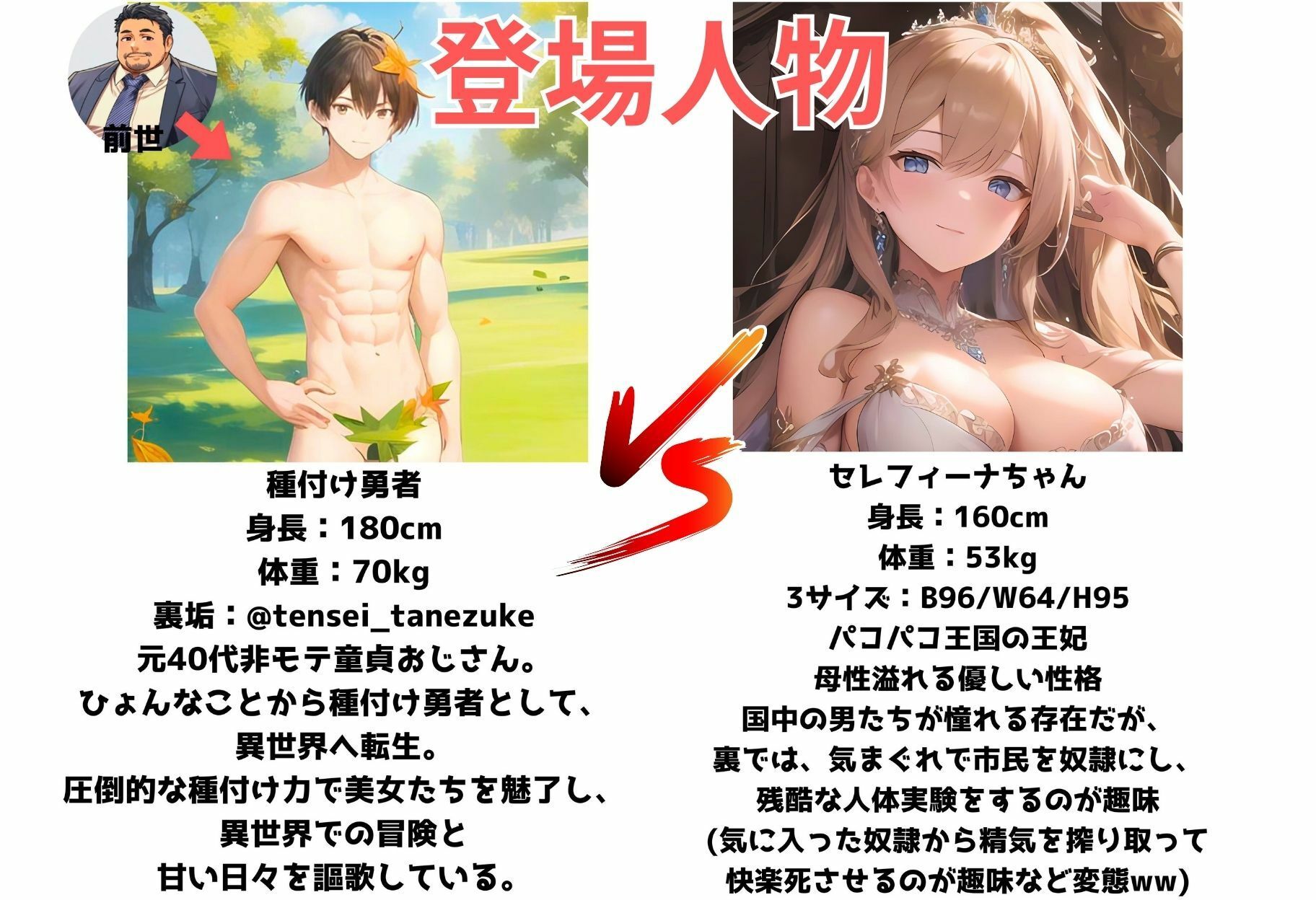 パコパコ王国の王妃様がチン棒に服従した件〜奴●が快楽死するまで搾り取るど変態美女編〜 サンプル1ページ目